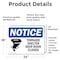 Signmission Tornado Shelter Keep Door Closed Sign With Symbol, 24 in W x Rectangle, Vinyl Decal OS-2PACK-NS-D-1824-L-18698 - alternate 4